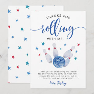 Merci pour mon anniversaire Bowling Blue pour avoi