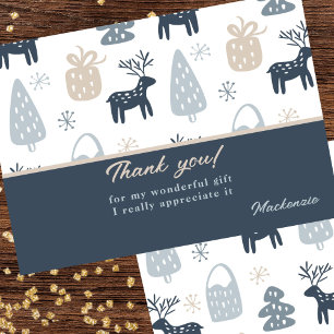 Merci Pour Mon Motif Cadeau De Noël Reindeer