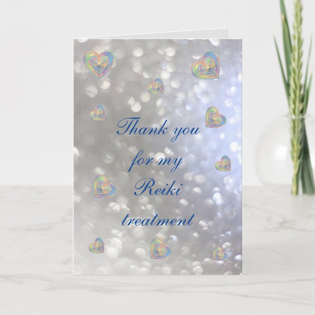 Merci pour mon traitement Reiki (Devant)