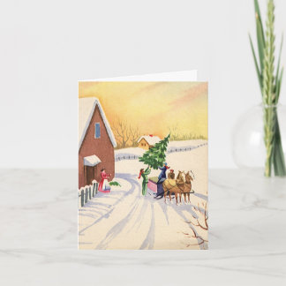 Merci pour Noël Vintage