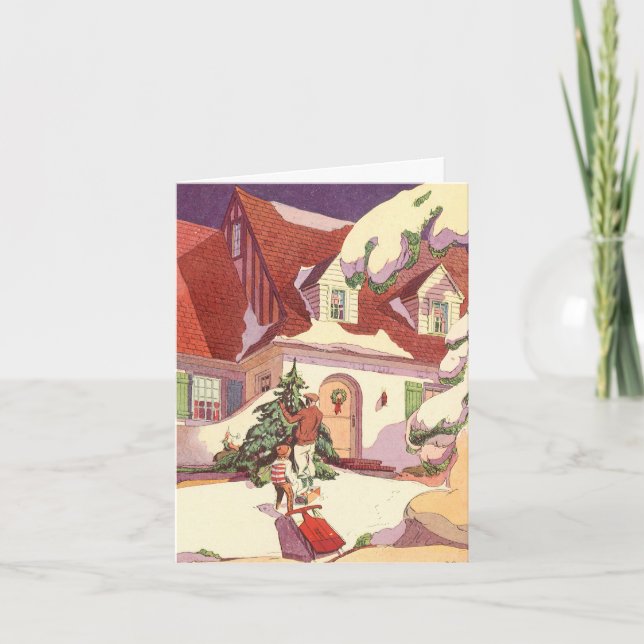 Merci pour Noël Vintage (Devant)