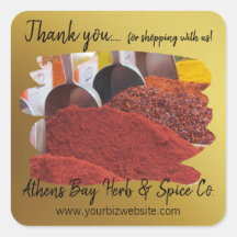 Merci pour Shopping avec nous Étiquette d'affaires