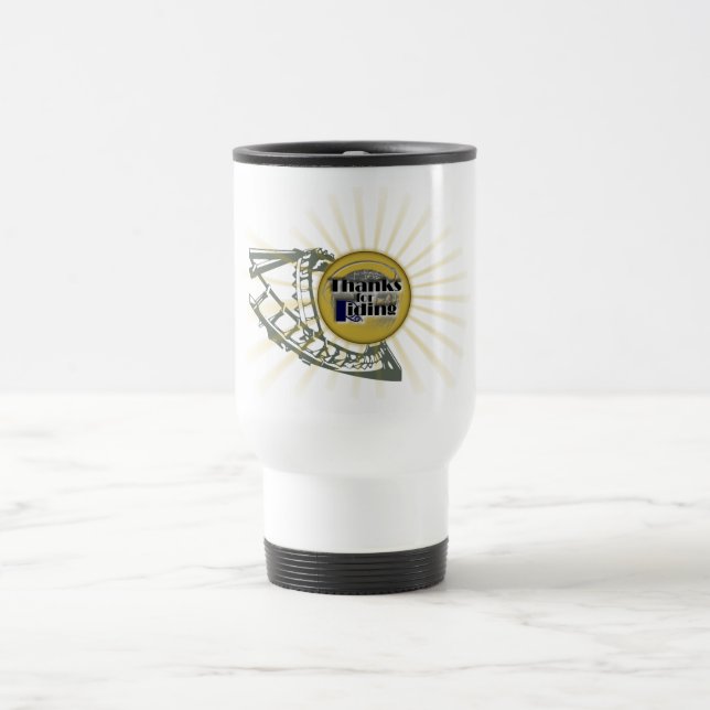 Merci pour tasse chaude/froide de monte de voyage (Centre)