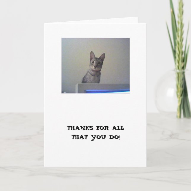 Merci pour tout ce que vous faites ! (Devant)