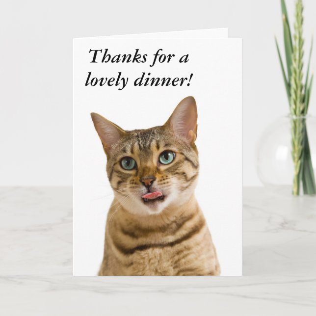 Merci pour un beau repas (Devant)