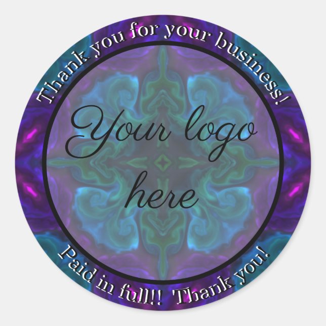 Merci pour vos autocollants d'entreprise (Devant)