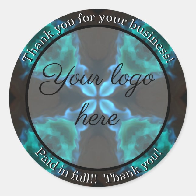 Merci pour vos autocollants d'entreprise (Devant)