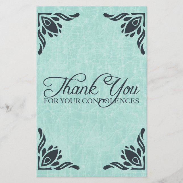 merci pour vos condoléances (Devant)