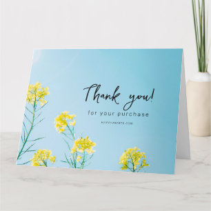 Merci pour votre achat Pack de l'entreprise floral