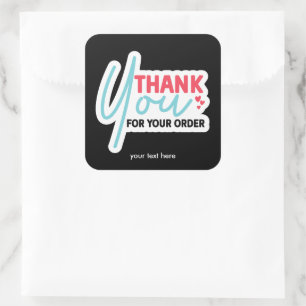 Merci pour votre autocollant de commande