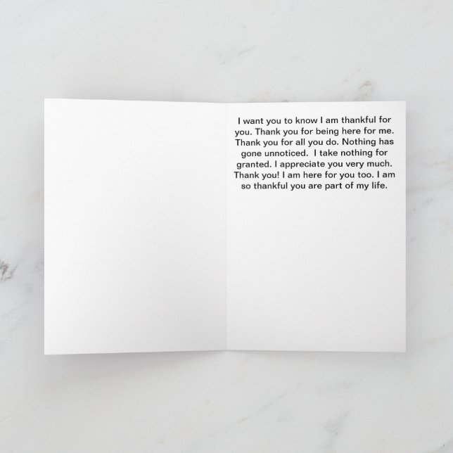 Merci pour votre carte (Intérieur)