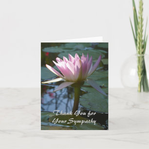 Merci pour votre carte de sympathie