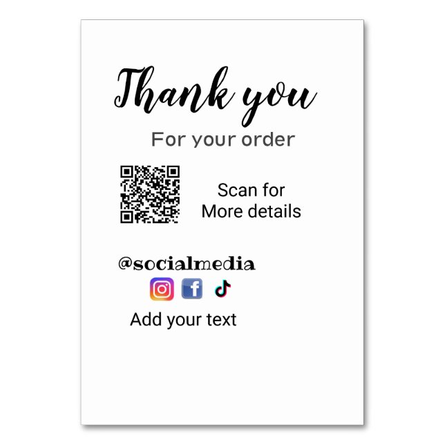 Merci pour votre commande ajouter q r coordonnées  (Par défaut)