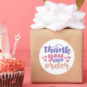 Merci pour votre commande - Autocollant pour petit