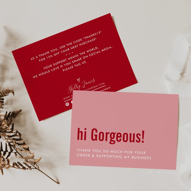 MERCI POUR VOTRE COMMANDE fun insérer rose rouge (Créateur téléchargé)