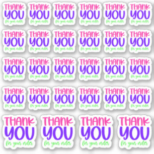 Merci Pour Votre Commande - Sticker Vinyl