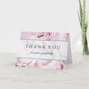 Merci pour votre compassion   Roses et marbre