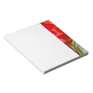 Merci pour votre dévouement ! blocs-notes Tulipes
