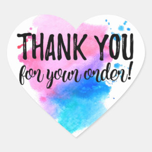 Merci pour votre étiquette de commande