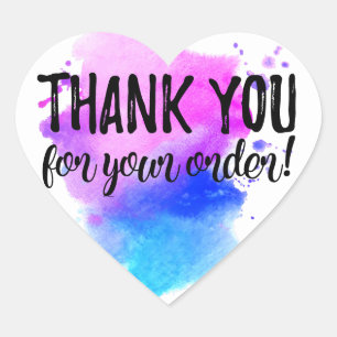 Merci pour votre étiquette de commande