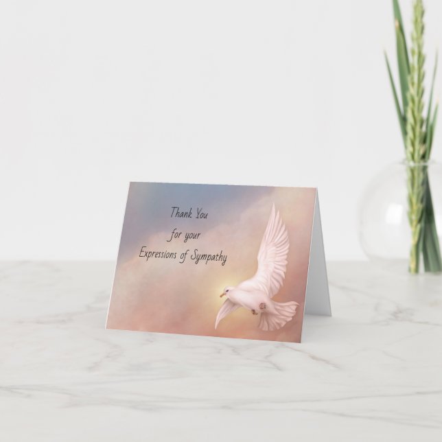 Merci pour votre expression de la sympathie (Devant)