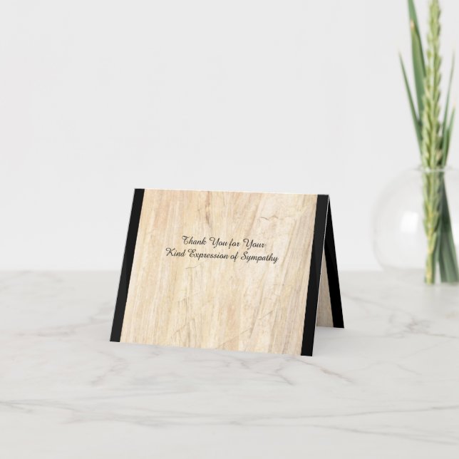 Merci pour votre expression de sympathie (Devant)