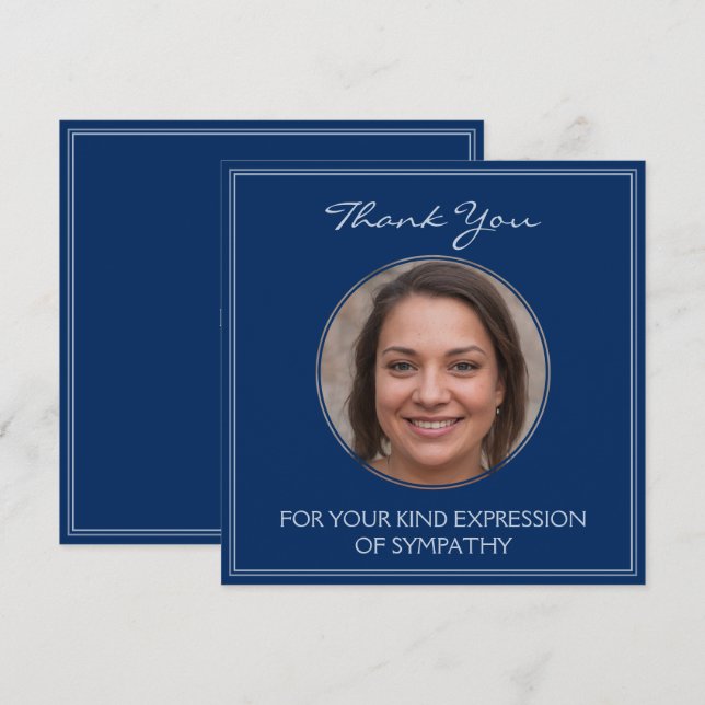 Merci Pour Votre Genre Expression De Sympathie (Devant / Derrière)