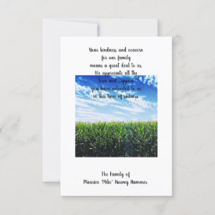 Merci pour votre gentillesse