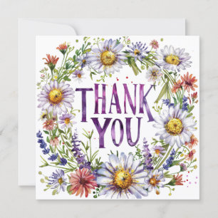 Merci pour votre pensée. Carte de remerciement