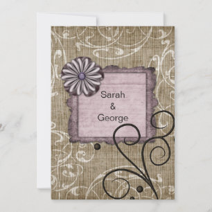 Merci pourpre de mariage