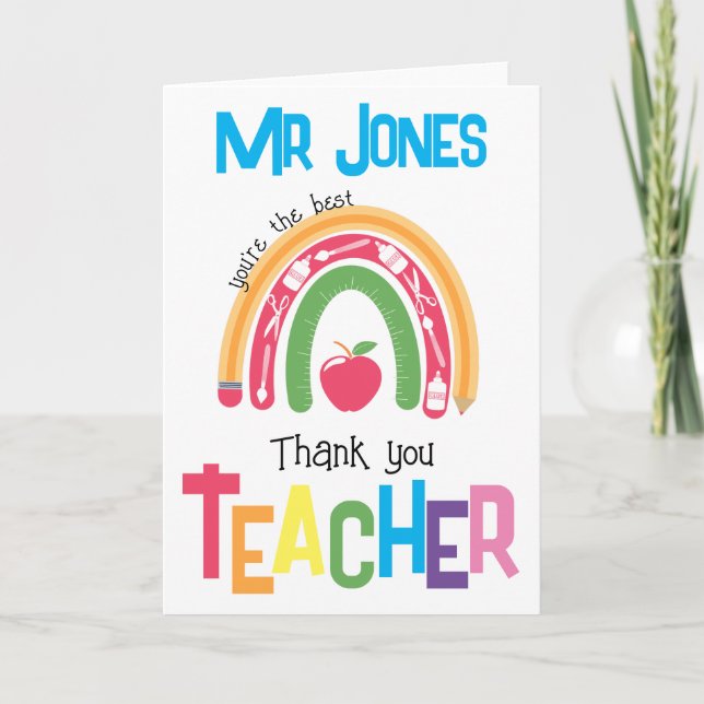 merci professeur appréciation vous êtes le meilleu (Devant)