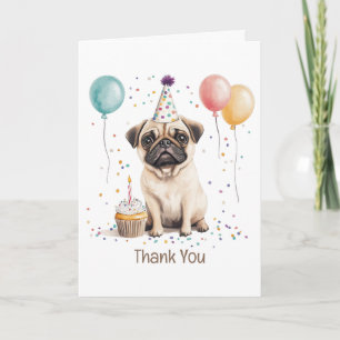 Merci Pug Anniversaire Chien