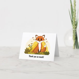 Merci renard d'automne