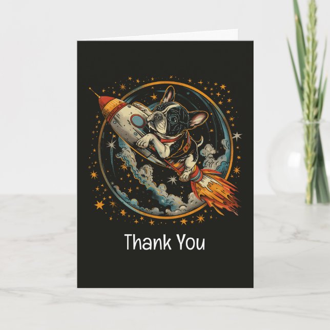 Merci Rockship Français Bulldog Astronaut (Devant)