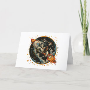 Merci Rockship Français Bulldog Astronaut