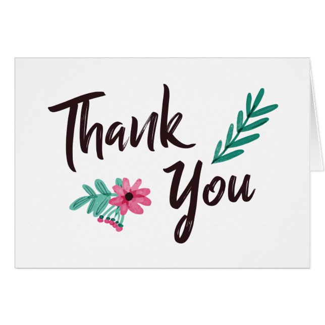 Merci rose chatouillé (Devant Horizontal)