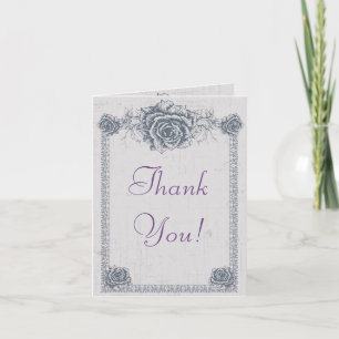 Merci rose de mariage de frontière de cru bleu
