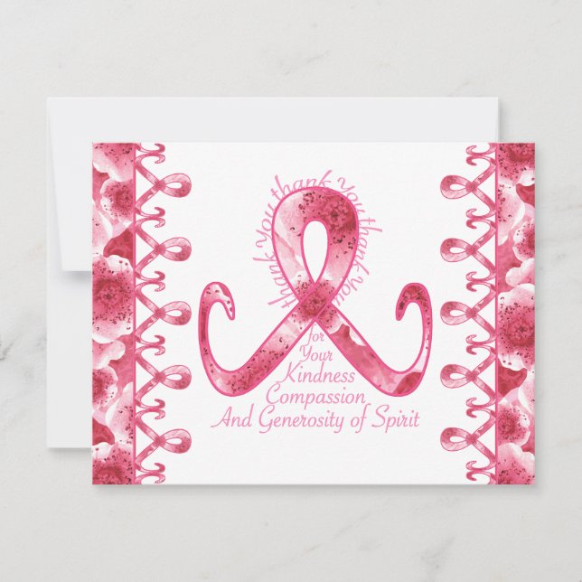 Merci rose de ruban (Devant)