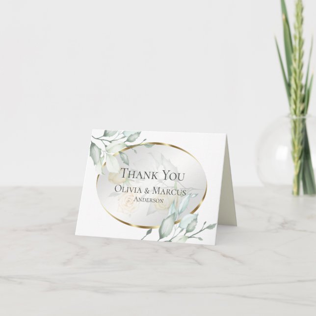 Merci | Roses blanches jaunâtres pâle blush (Devant)
