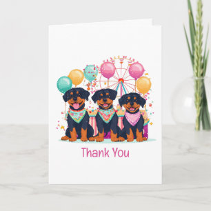 Merci Rottweiler Dans Un Carnaval