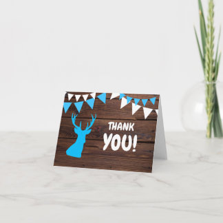 MERCI Rustic Buck Deer Baby shower garçon | PHOTO