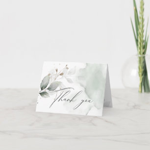 Merci rustique écossais vert aquarelle