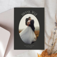 Merci rustique Oval Frame Mariage de charbon de bo