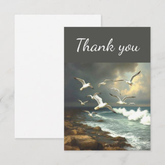 Merci Seagull Ocean Beach Waves
