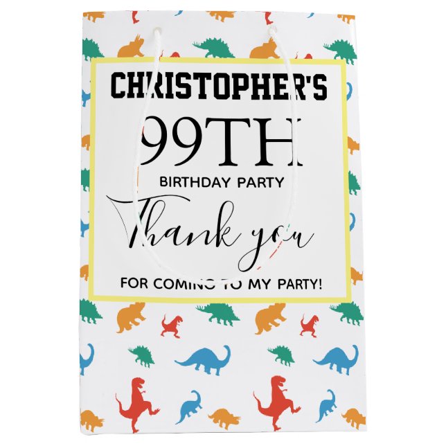 merci seulement arrière - plan moyen sac cadeau (Devant)