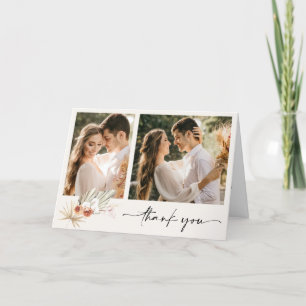 Merci simple Boho Deux Mariages photo