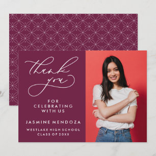 MERCI SIMPLE DE GRADUATION DE CALLIGRAPHIE SIMPLE