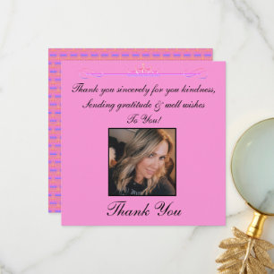 Merci Sincèrement Carte photo