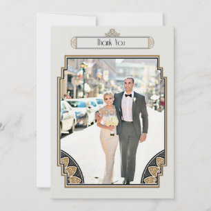 Merci snob d'or d'art déco