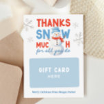 Merci Snow Many Titulaire de carte cadeau de vacan<br><div class="desc">Merci Snow Many Titulaire de carte cadeau de vacances</div>